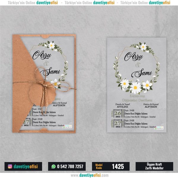 1000 Adet Üçgen Kraft Zarflı Model-1425