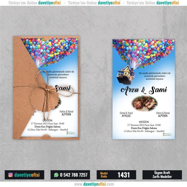 1000 Adet Üçgen Kraft Zarflı Model-1431