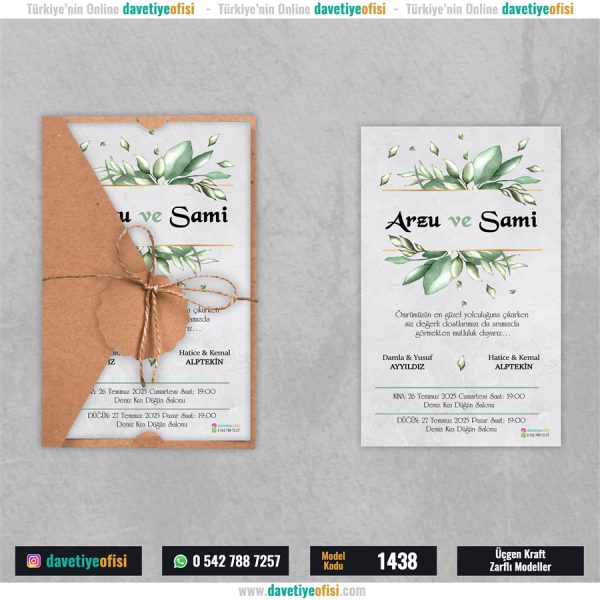 1000 Adet Üçgen Kraft Zarflı Model-1438