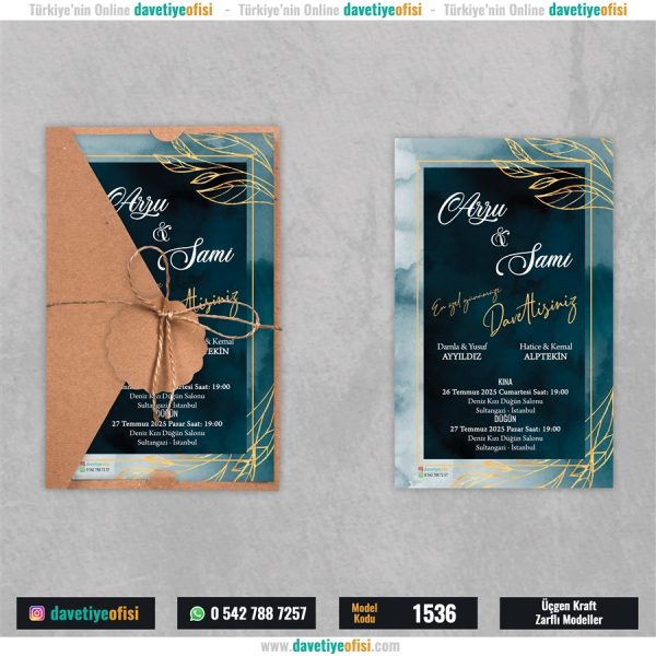 1000 Adet Üçgen Kraft Zarflı Model-1536