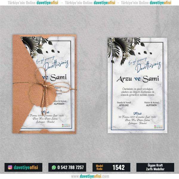 1000 Adet Üçgen Kraft Zarflı Model-1542