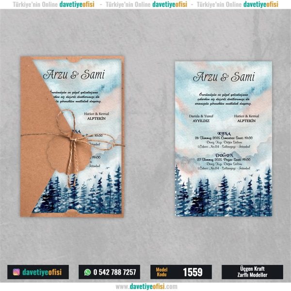 1000 Adet Üçgen Kraft Zarflı Model-1559