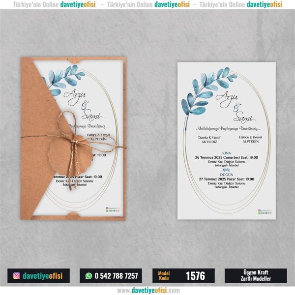 1000 Adet Üçgen Kraft Zarflı Model-1576