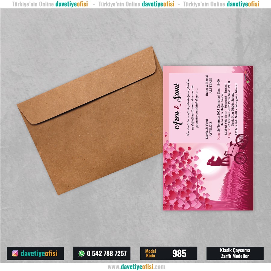 985caycuma Çaycuma Zarflı Model-985 - Görsel 1